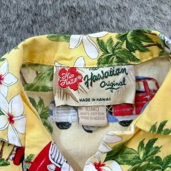 Hilo Hattie Hawaiian Classic Car Shirt - Picture 4 of 8